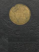 1945 Union High School Yearbook from Dugger, Indiana cover image