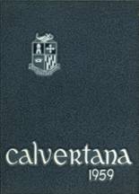 Calvert High School 1959 yearbook cover photo