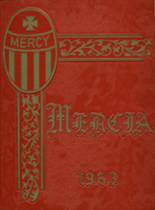 Mercy High School 1963 yearbook cover photo
