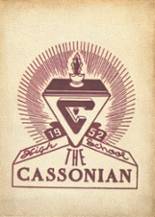 Cass Township High School 1952 yearbook cover photo