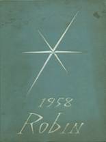 Robbinsdale High School 1958 yearbook cover photo