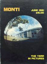 Monticello High School 1981 yearbook cover photo