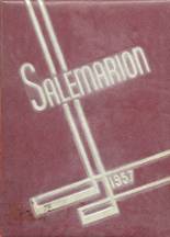 Salem Community High School 1957 yearbook cover photo