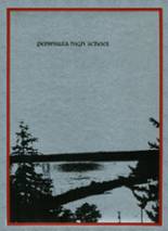 Peninsula High School 1977 yearbook cover photo