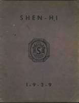 Shenango High School 1939 yearbook cover photo