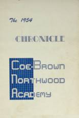 1954 Coe-Brown Northwood Academy Yearbook from Northwood, New Hampshire cover image