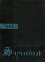 Shenandoah High School 1959 yearbook cover photo