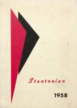 Stanton High School 1958 yearbook cover photo