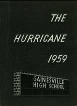 Gainesville High School 1959 yearbook cover photo