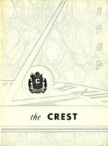 Creston High School 1959 yearbook cover photo