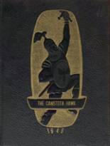 Canistota High School 1949 yearbook cover photo