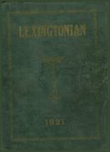 New Lexington High School 1921 yearbook cover photo
