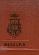 1984 Badger High School Yearbook from Kinsman, Ohio cover image