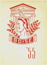 Boise High School 1955 yearbook cover photo
