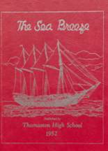 Thomaston High School 1952 yearbook cover photo