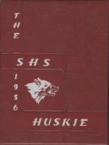 Spangle High School 1956 yearbook cover photo