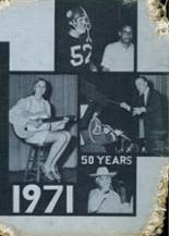 Allegany High School 1971 yearbook cover photo