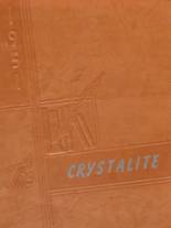 Crystal Falls High School 1951 yearbook cover photo