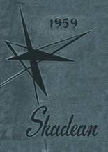 Shadyside High School 1959 yearbook cover photo