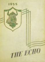 Central High School 1955 yearbook cover photo