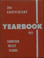 Fountain Valley School 1955 yearbook cover photo