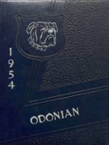 Odon High School 1954 yearbook cover photo