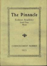 1923 Erskine Academy Yearbook from South china, Maine cover image