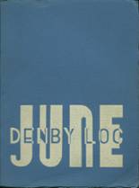 Edwin Denby Technical & Preparatory High School 1940 yearbook cover photo