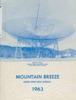 1963 Green Bank High School Yearbook from Green bank, West Virginia cover image