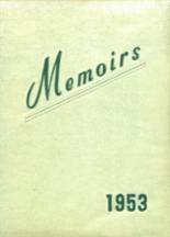 Dundalk High School 1953 yearbook cover photo