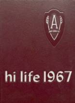 Blazer High School 1967 yearbook cover photo