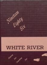 White River High School 1986 yearbook cover photo