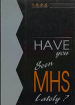 Milledgeville High School 1996 yearbook cover photo
