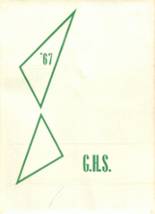 Girls' High School 1967 yearbook cover photo