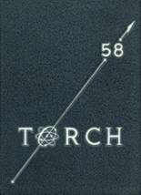 Western Michigan Christian High School 1958 yearbook cover photo