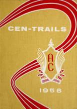 Adams Central High School 1958 yearbook cover photo