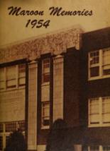 Blackwell High School 1954 yearbook cover photo
