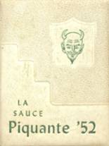 Mamou High School 1952 yearbook cover photo