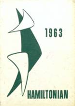 Hamilton High School 1963 yearbook cover photo