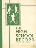 Camden High School 1936 yearbook cover photo