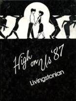 Livingston High School 1987 yearbook cover photo