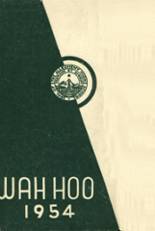 Allegheny High School 1954 yearbook cover photo