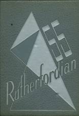 Rutherford High School 1955 yearbook cover photo