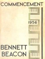 Bennett High School 200 1956 yearbook cover photo