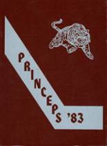 Princeton High School 1983 yearbook cover photo