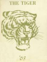 White River High School 1963 yearbook cover photo