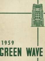 Long Branch High School 1959 yearbook cover photo