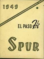 El Paso High School 1949 yearbook cover photo