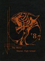 Sharon High School 1987 yearbook cover photo