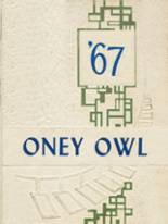 Binger-Oney High School 1967 yearbook cover photo